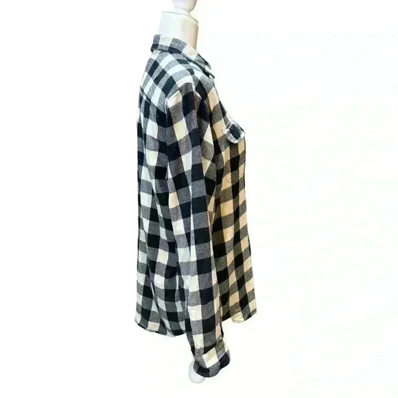 Polo by Ralph Lauren Black Cream Check Flannel Size XL 18-20 - Picture 4 of 7